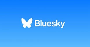 Bluesky social media logo